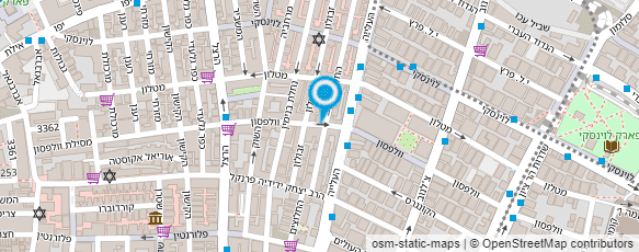 מפת הגעה אל דן חברה לתחבורה ציבורית בע"מ