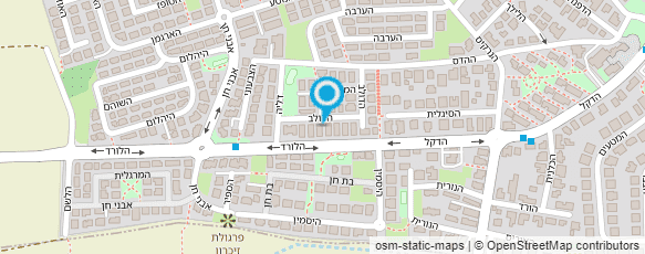 מפת הגעה אל בת חן פדיקור