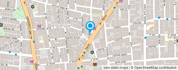 מפת הגעה אל קולנוע תרצה - Tirtza bar