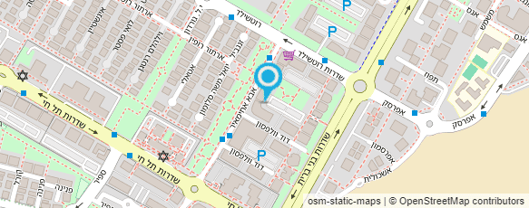 מפת הגעה אל פיצה מזל  Pizza Mazal