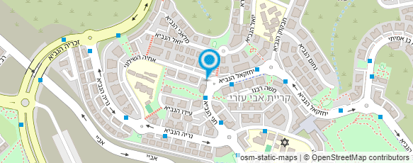 מפת הגעה אל מרכז שיווק רחלי קוסמטיקה