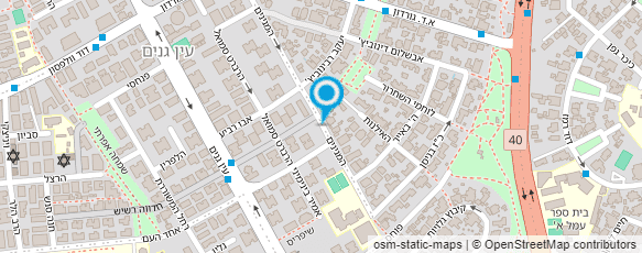 מפת הגעה אל גרוסמן עיצוב נוף