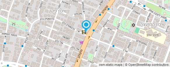 מפת הגעה אל גבאי עופר ניהול פרוייקטים