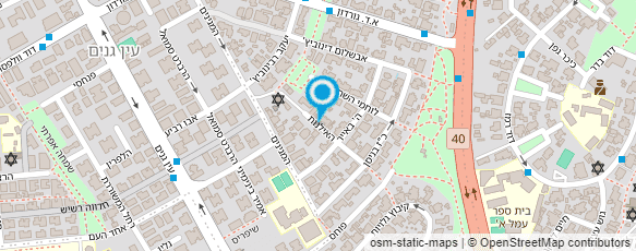 מפת הגעה אל בן חמו משה ובנו