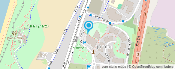 מפת הגעה אל ג'לטריה Gelateria גלידה איטלקית