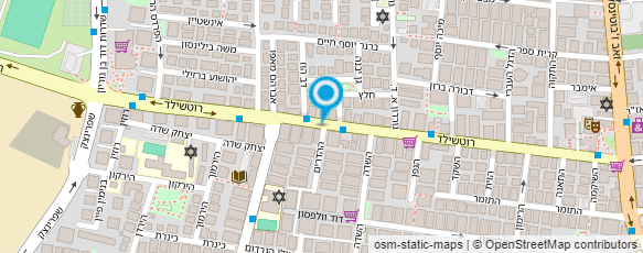 מפת הגעה אל צור וייס מהנדס בניין