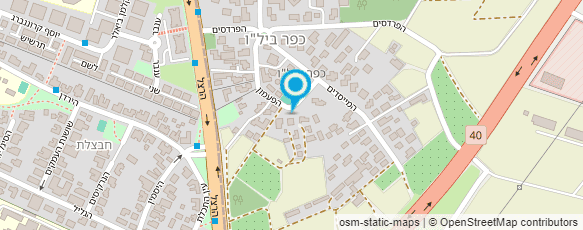 מפת הגעה אל רוגע לך