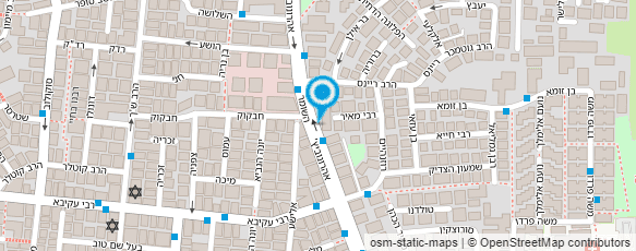 מפת הגעה אל ד"ר חיים ישראל סטרו