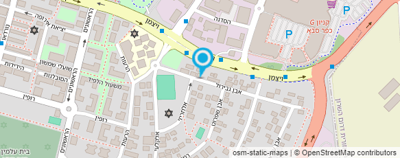 מפת הגעה אל גן בתנועה