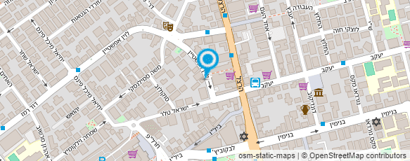 מפת הגעה אל ד"ר יזהר שוחט