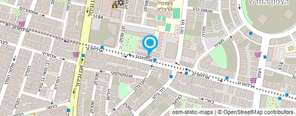 מפת הגעה אל הקרן לגמלאי המדינה בפנסיה תקציבית