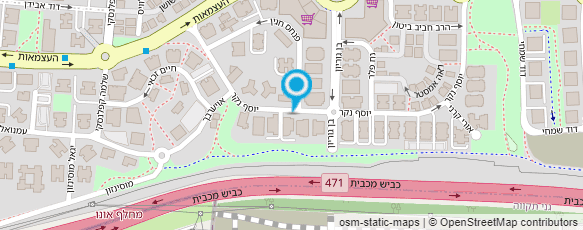 מפת הגעה אל יעל פרי הרצוביץ