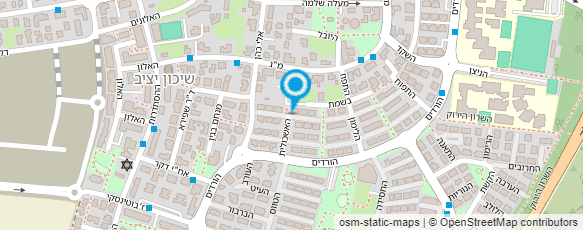 מפת הגעה אל מיכל זק הום סטיילינג