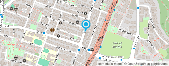 מפת הגעה אל פרופסור יגאל גינת