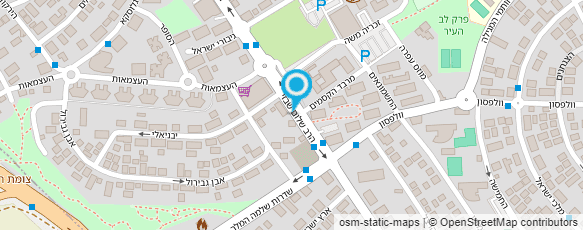 מפת הגעה אל בתאל לוי המרכז לאסתטיקה רפואית