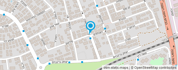 מפת הגעה אל עמנואל עצובים