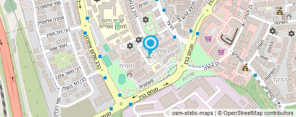 מפת הגעה אל רותם עיצוב גבות