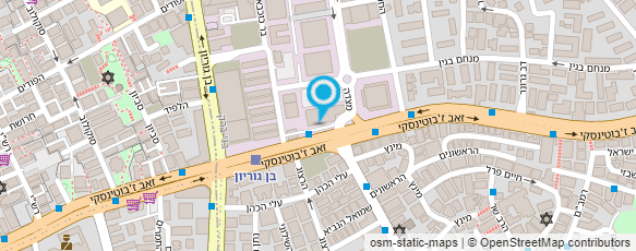 מפת הגעה אל ד"ר מירב  כהן ציון