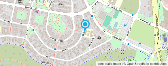 מפת הגעה אל גן שלנו דו לשוני-גן חוחית