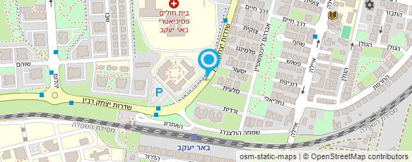 מפת הגעה אל המרכז האורטופדי למדרסים בהתאמה אישית מפת הגעה אל המרכז האורטופדי למדרסים בהתאמה אישית