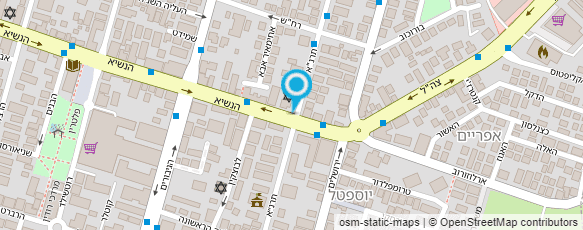 מפת הגעה אל הסטוק חדרה בע"מ