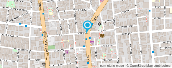 מפת הגעה אל רון לוי מעצב שיער