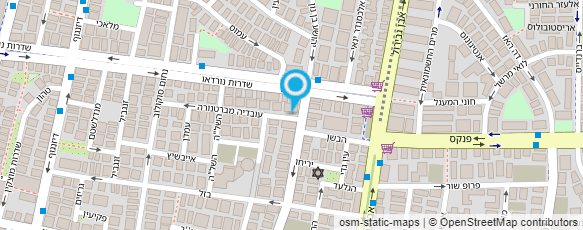 מפת הגעה אל עמותת תובנה