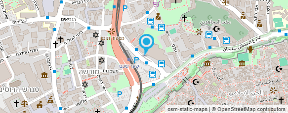 מפת הגעה אל ארזי ירושלים תיירות והסעות בע"מ