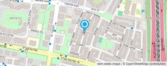 מפת הגעה אל יעל קציר