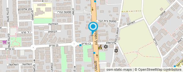 מפת הגעה אל ווק אין המרכז המקצועי לחייל ולמטייל