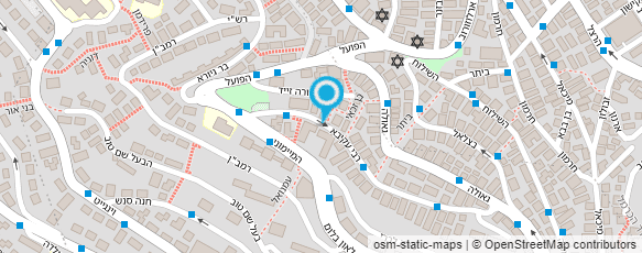 מפת הגעה אל ד"ר בלנקשטיין יהודה