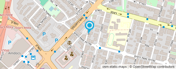 מפת הגעה אל אורנה ריבלין