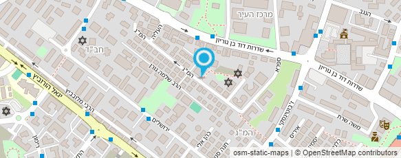 מפת הגעה אל שירותי בריאות כללית