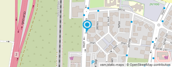 מפת הגעה אל טקסי טק - שלטים מוארים לרכב