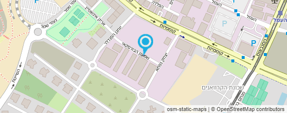 מפת הגעה אל נגרייה מכנית א.א. 1995