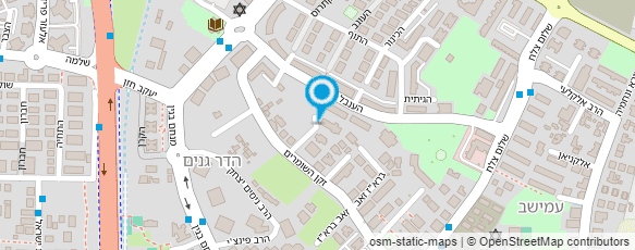 מפת הגעה אל חוברה יפעת רו"ח