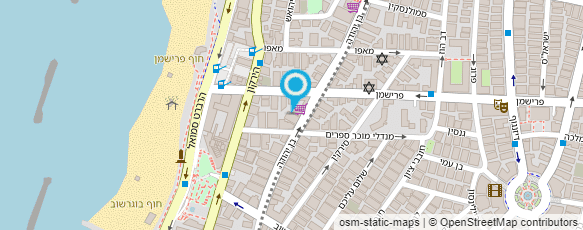 מפת הגעה אל פרנדס קמפוס בר