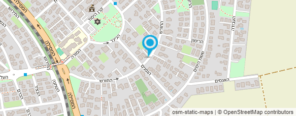 מפת הגעה אל נדב שרון - אומן עץ