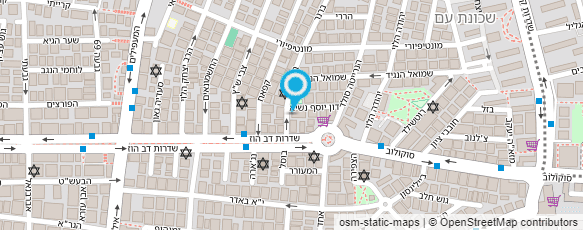 מפת הגעה אל עו"ד יעקובוביץ רינת