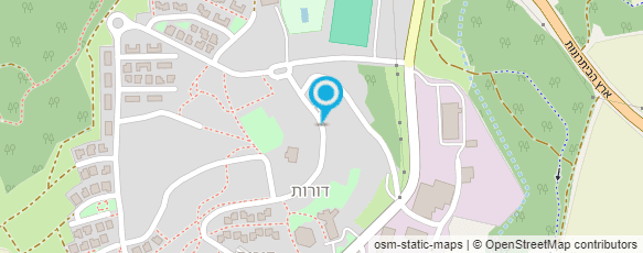 מפת הגעה אל בית ספר לכדורגל בדורות