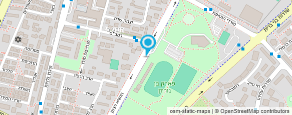 מפת הגעה אל עו"ד גור מרינה (gor)