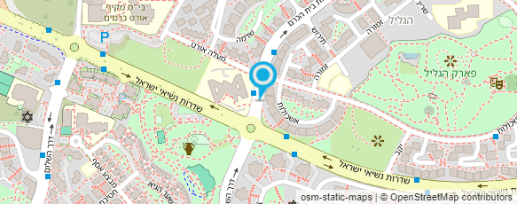 מפת הגעה אל מספרת קובי ובת חן