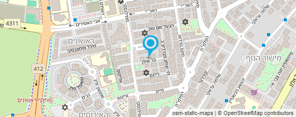 מפת הגעה אל גינות יאיר