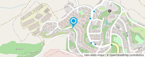 מפת הגעה אל צימר במשתלה