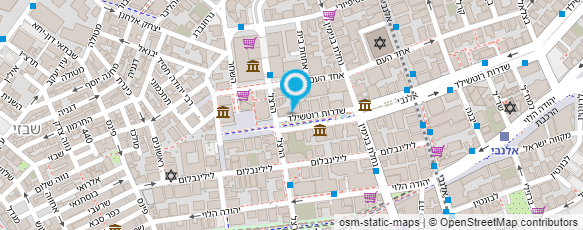 מפת הגעה אל החברה להתחדשות עירונית ע.ט בע"מ