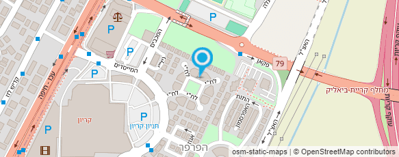 מפת הגעה אל שחף ביטון איפור כלות