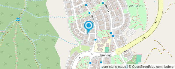 מפת הגעה אל מוניות הרכס מעלה אדומים