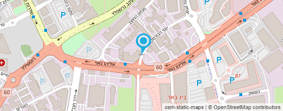 מפת הגעה אל ש. אזולאי הנדסה; עבודות בניה ותשתיות בע"מ