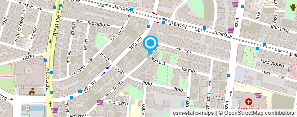 מפת הגעה אל דבי לפין - מטפלת בהבעה ויצירה