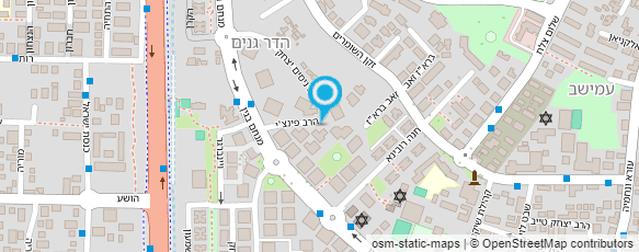 מפת הגעה אל מכון טעמים - הכנה לבר מצווה